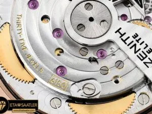 Zenith Elite 6150 -150. Yıl Özel Seri- Beyaz Roma Rakamlı Kadran